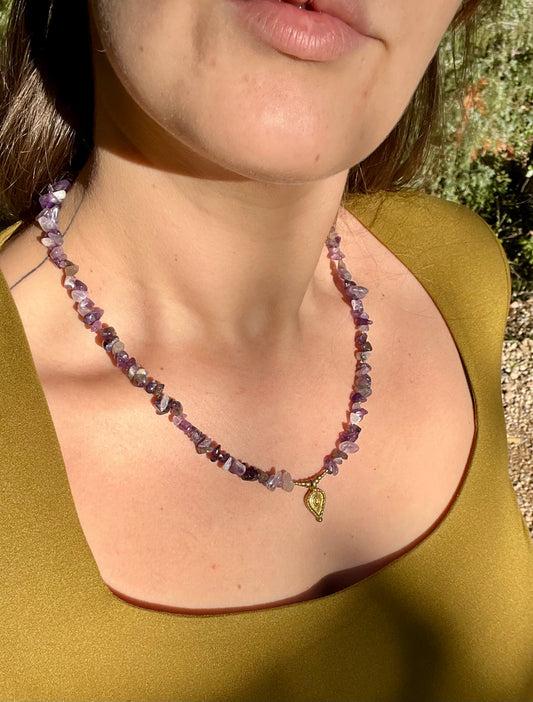 Sautoir Améthyste