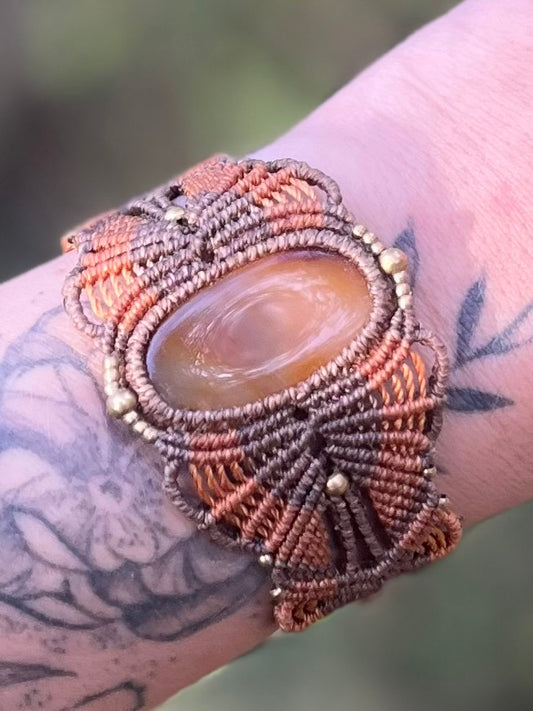 Bracelet manchette Agate