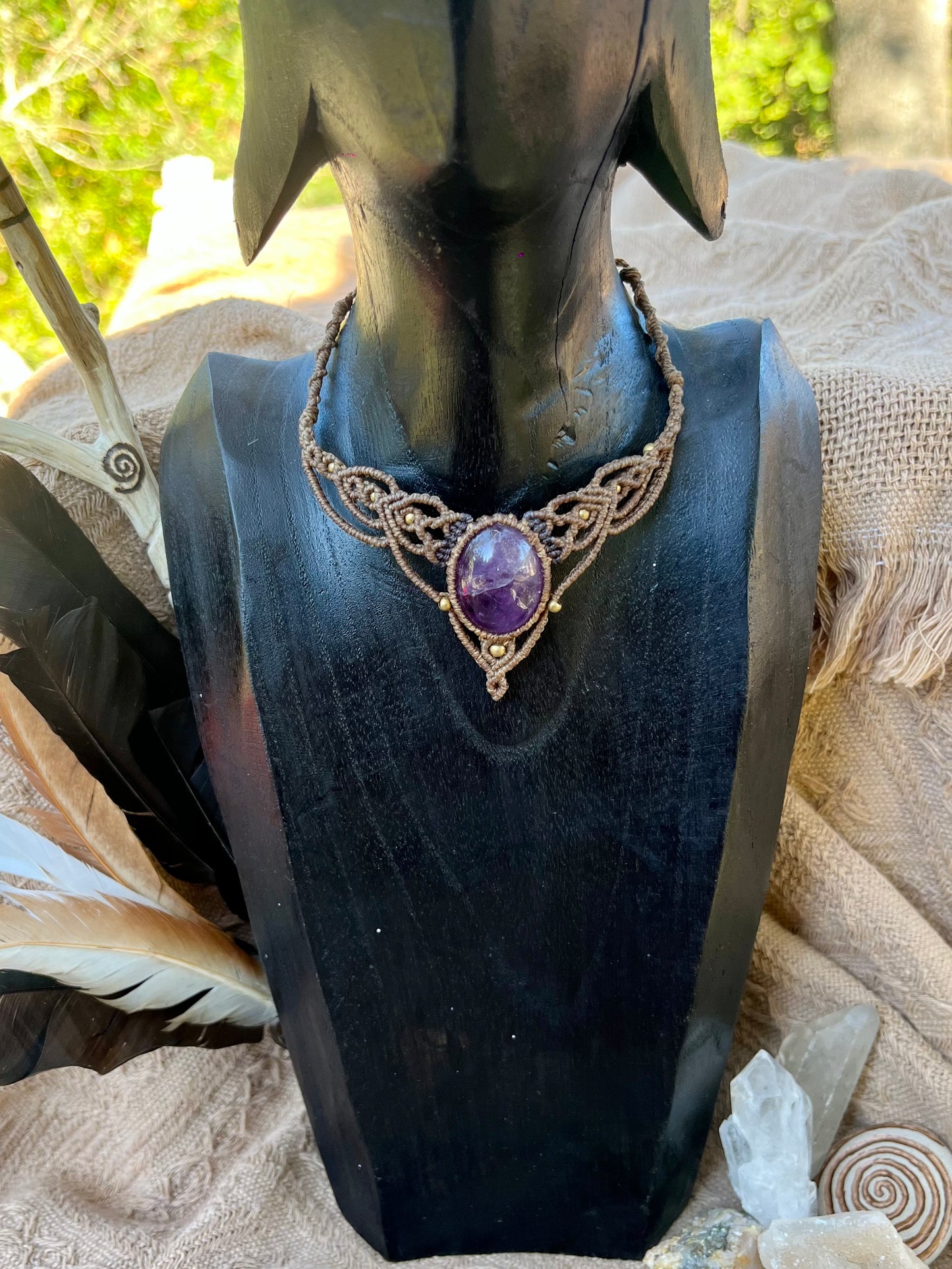 Collier multi Améthyste