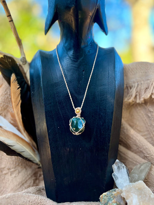 Collier Agate mousse