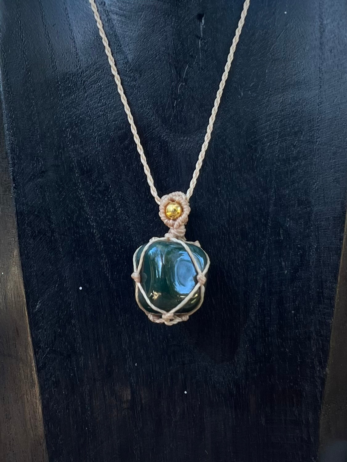 Collier Agate mousse