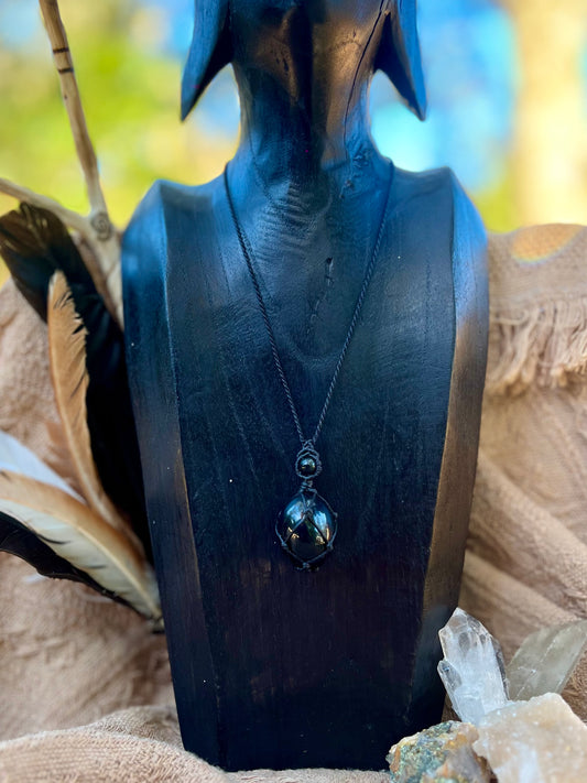 Collier Obsidienne