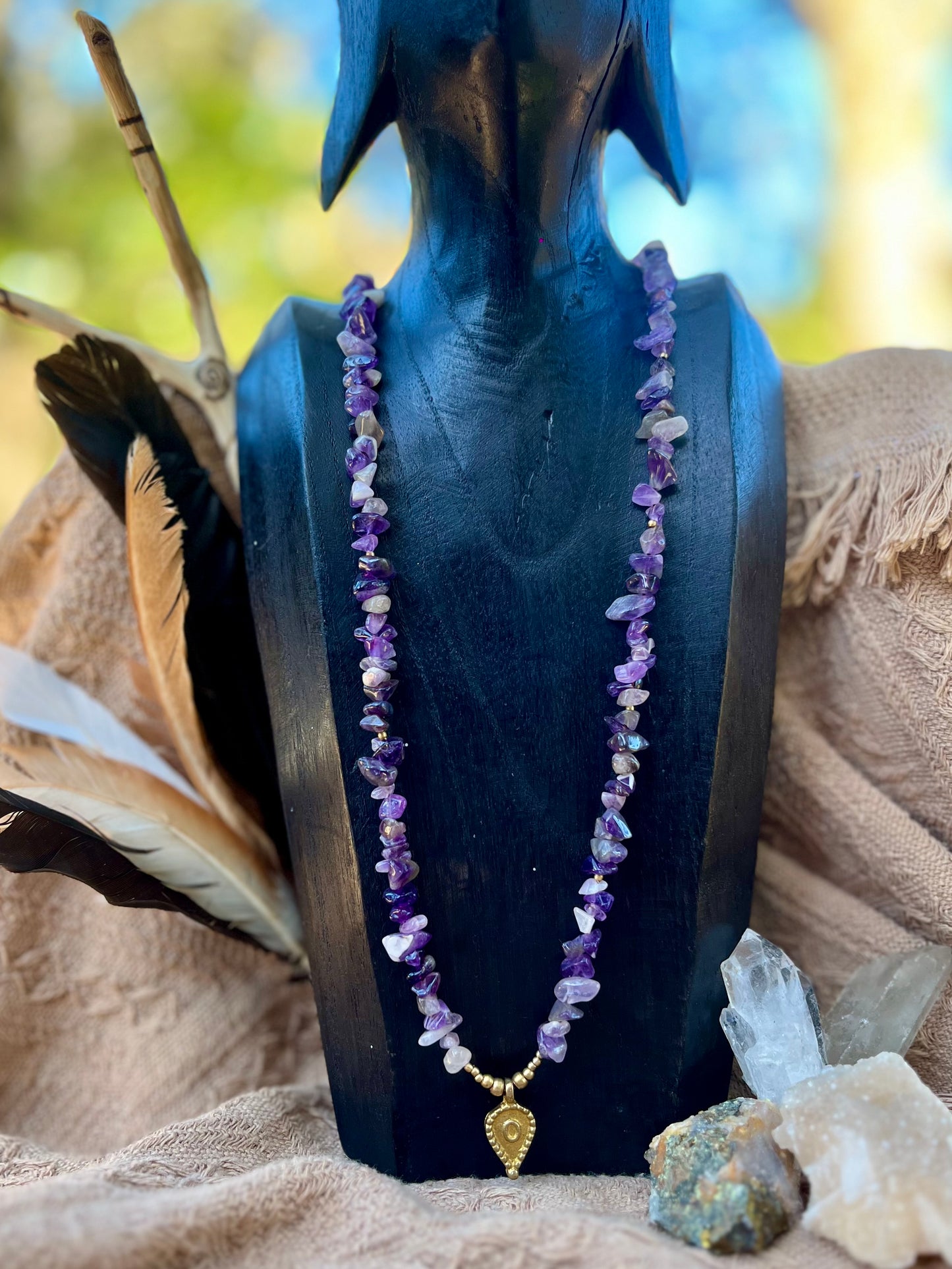 Sautoir Améthyste