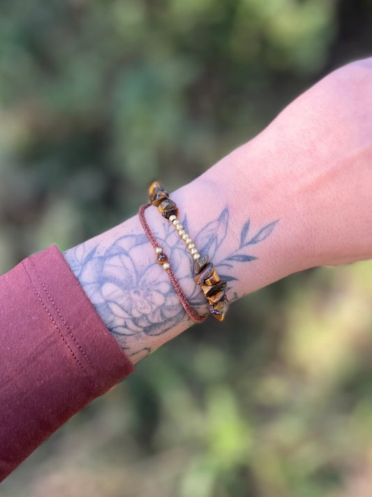 Bracelet double Oeil de tigre