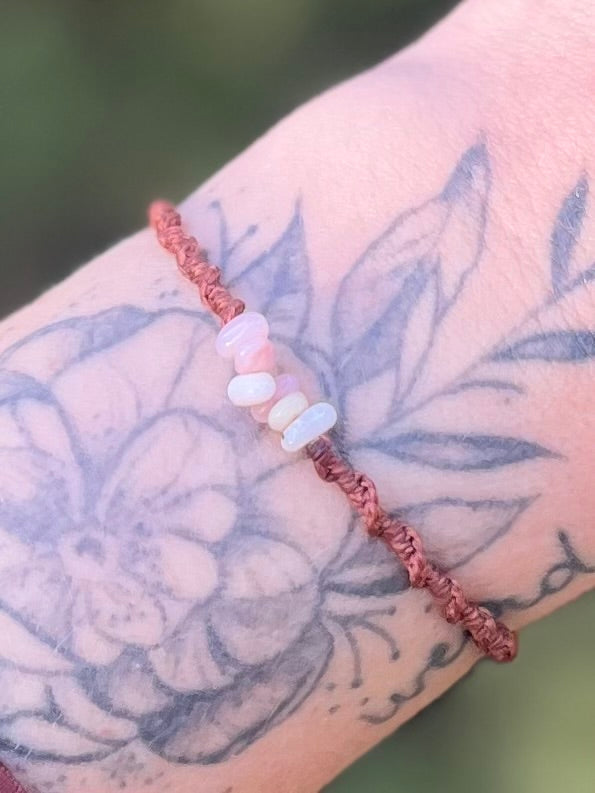 Bracelet Opale rose